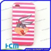 cute rabbit silicone case for iphone 4g