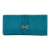 dark green leather lady wallet