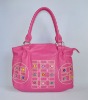 designer fashion bag/pu ladies handbag/unique decorative pattern handbags/2012  spring & summer latest handbag