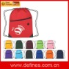 drawstring bag with zipper pocket