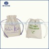 earth-friendly mini cotton drawstring pouch