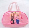 fashion beautiful ladies pvc shopping bag