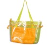 fashion pvc transparent drawstring handbags