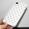 for iPhone 4 4S 4 CDMA hard plastic case with diamond ornament