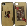 for iPhone 4S&4G Poker Style Hard Back Cover Case 2012