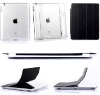 for ipad 2 crystal back cover +smart cover case