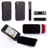 for iphone 4 flip leather case