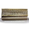 gold handcraft fashion rectangle crystal PU clutch bags 040