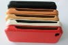 good quality genuine leather protection skin for iphone 4