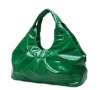 green PU handbag