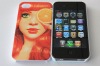 high gloss beautiful  ABS protection cases for iphone 4