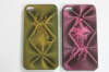 high quality fation mobile phone 3d plastic case for iphone 4/4s