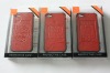 high quality genuine leather protective case skins for iphone 4