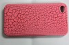 high quality with crackle paint smart hard ABS protective cute smarthard shell case cover for apple iphone 4