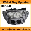 hiking waist bags speaker, army waist bag speaker, bag with speaker