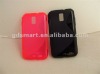 hot pink S LINE TPU curve rubberized cover shell case for SAMSUNG CELOX 4G LTE GALAXY S II 2 i9210 E110S