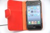 hot sale in europe Leather case for Iphone 4g