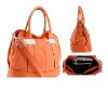 hot sell orange pu handbag