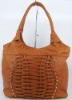 hotsale brown pu lady bag made in china