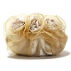 lady multicolor satin flower style clutch bag clutch purse 39