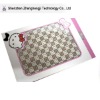 lovely hello-kitty PU leather case for ipad2