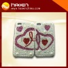 lovers pearl cover case for iphone4g ,mobile phone accessory