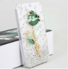 luxury beautiful flower cell phone case for iphone4