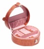 make up case, leather cosmetic case