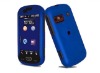 mobile phone rubberized protector case for Samsung Craft R900 blue