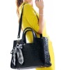 newest design black tote handbag