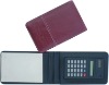 notebook calculator with name card holder