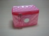 pink color pvc hand bag