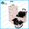 pink gator professional rolling makeup case,beauty trolley case