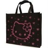 pink hello kitty non-woven shopping bags with handle