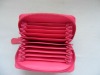 pink zip round card wallet holder new arrival