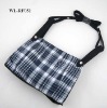 plaid sling bag