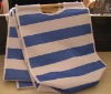 promotional polyester shopping bag/with banboo tote 600D oxford beach bag