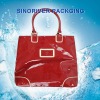 recycled shiny PVC mirror leather bag