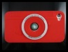 red CAMERA STYLE CASE COVER SKIN FOR iPHONE 4 4S