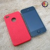 red leather case for apple iphone 4(CDMA)