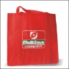 red non woven tote bag