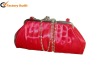 satin cosmetic bag or makeup bag