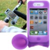 silicone bike horn stand speaker for iphone4