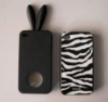 silicone mobile phone cover rabbit ears