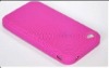 silicone with finger mark cover for iphone4