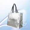 silver shopping bag