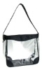 simple lady's clear pvc shopping bag