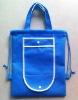 sky blue felt bag