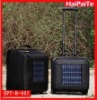 solar chargeable bag with drawbar