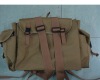 tan military duffle backpack bag